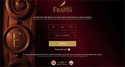 Desktop Screenshot of cognac-frapin.com
